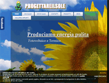 Tablet Screenshot of progettareilsole.com